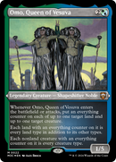 Omo, Queen of Vesuva (M3C-022)  Etched Foil - Modern Horizons 3 Commander