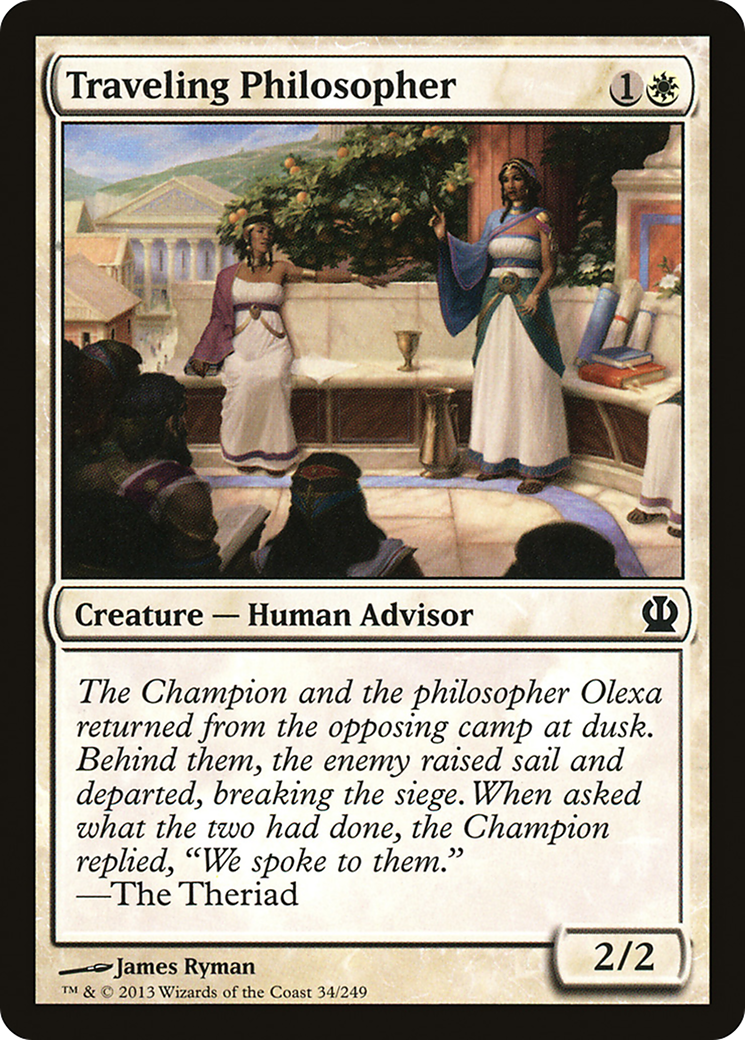 Traveling Philosopher (THS-034)  Foil - Theros