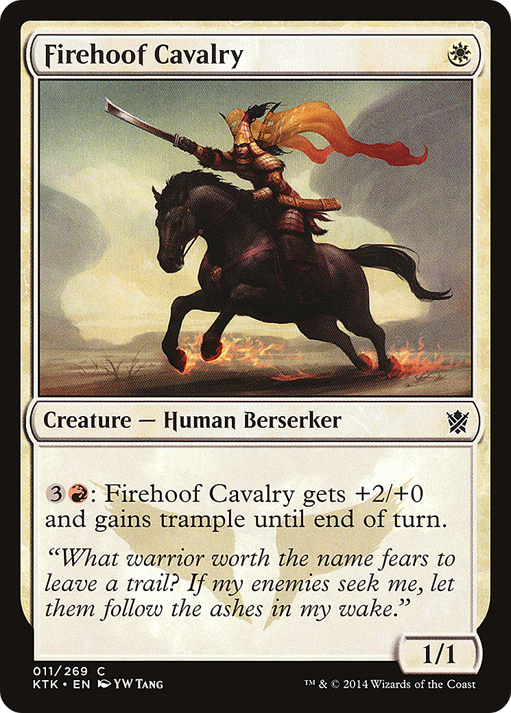 Firehoof Cavalry (KTK-011)  - Khans of Tarkir