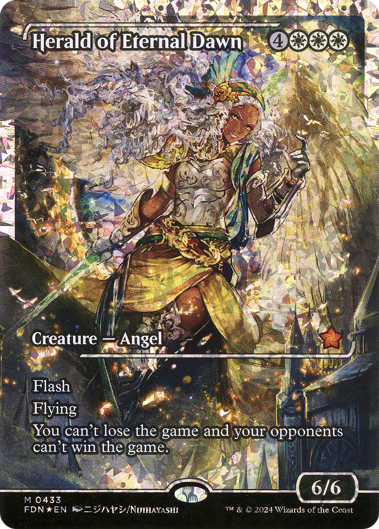 Herald of Eternal Dawn (FDN-433)  Foil - Foundations: (Showcase)