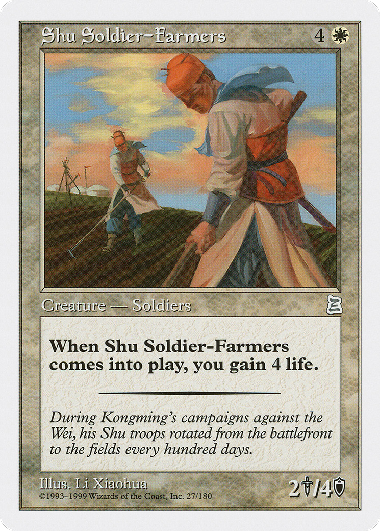 Shu Soldier-Farmers (PTK-027)  - Portal Three Kingdoms