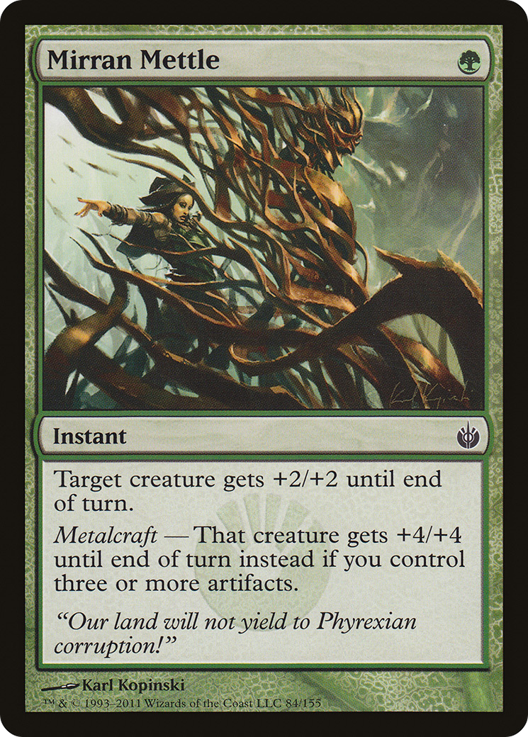 Mirran Mettle (MBS-084)  - Mirrodin Besieged