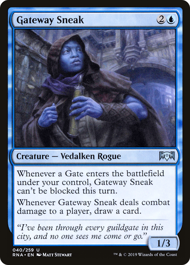 Gateway Sneak (RNA-040)  Foil - Ravnica Allegiance