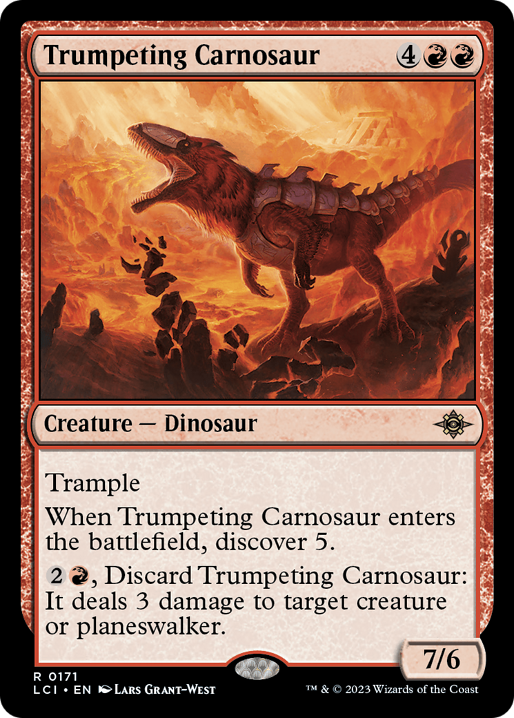 Trumpeting Carnosaur (LCI-171)  - The Lost Caverns of Ixalan