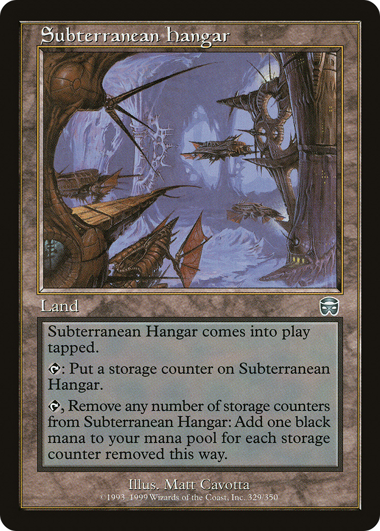Subterranean Hangar (MMQ-329)  Foil - Mercadian Masques