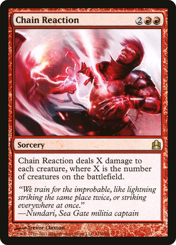 Chain Reaction (CMD-113)  - Commander 2011