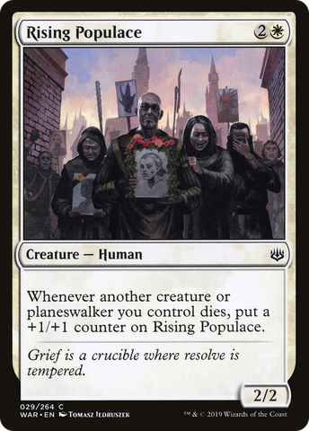 Rising Populace (WAR-029)  - War of the Spark