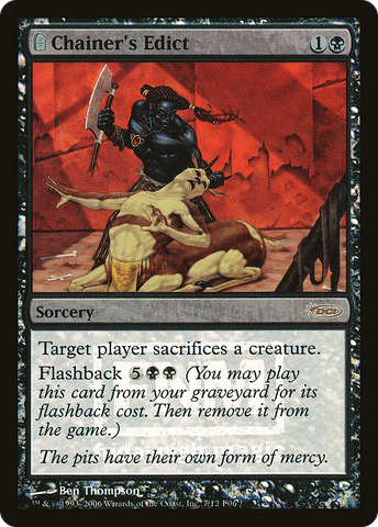 Chainer's Edict (FNM-007)  Foil - Friday Night Magic 2006