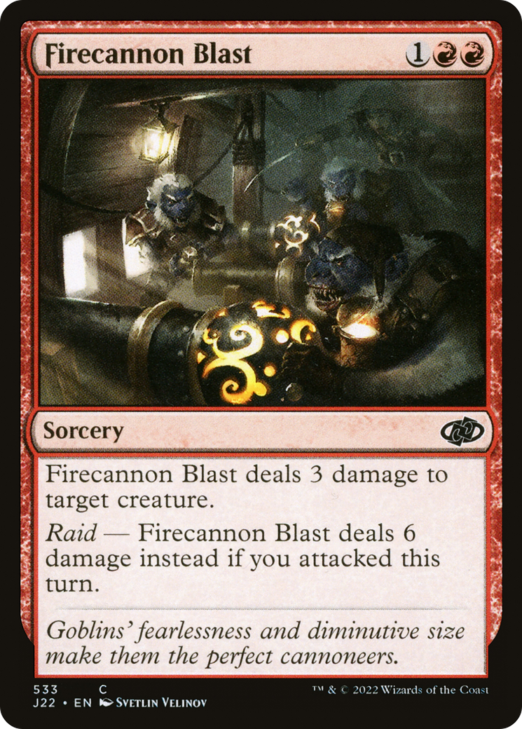 Firecannon Blast (J22-533)  - Jumpstart 2022