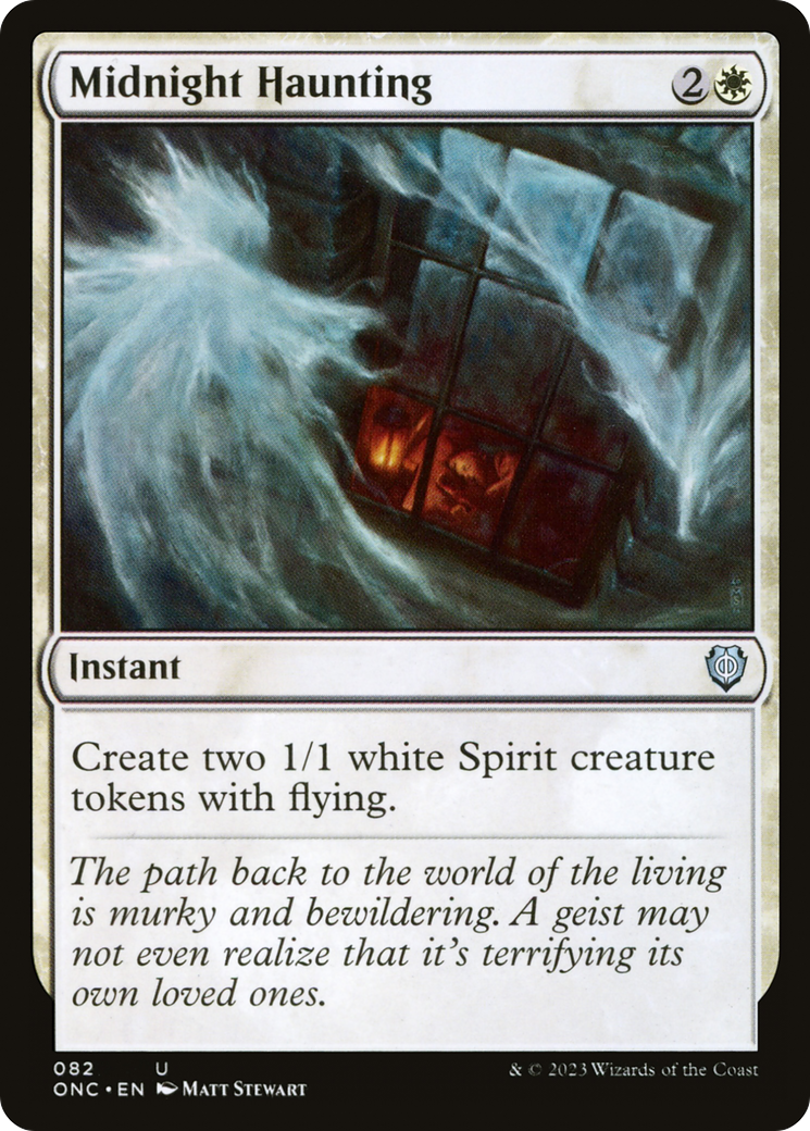 Midnight Haunting (ONC-082)  - Phyrexia: All Will Be One Commander