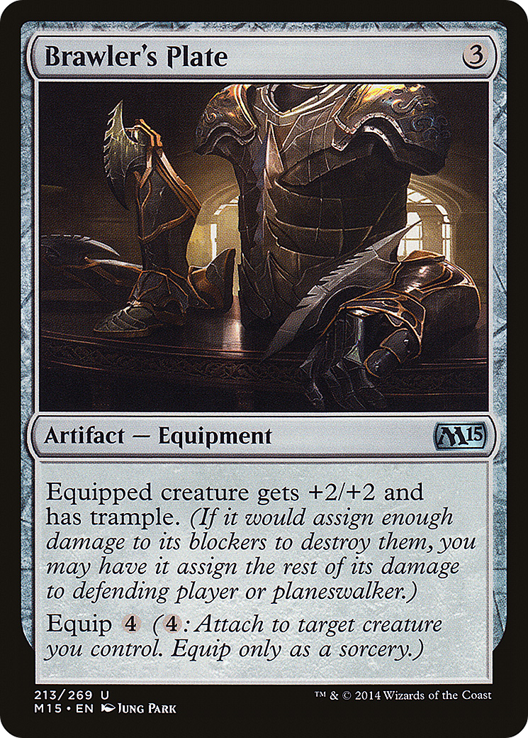 Brawler's Plate (M15-213)  Foil - Magic 2015
