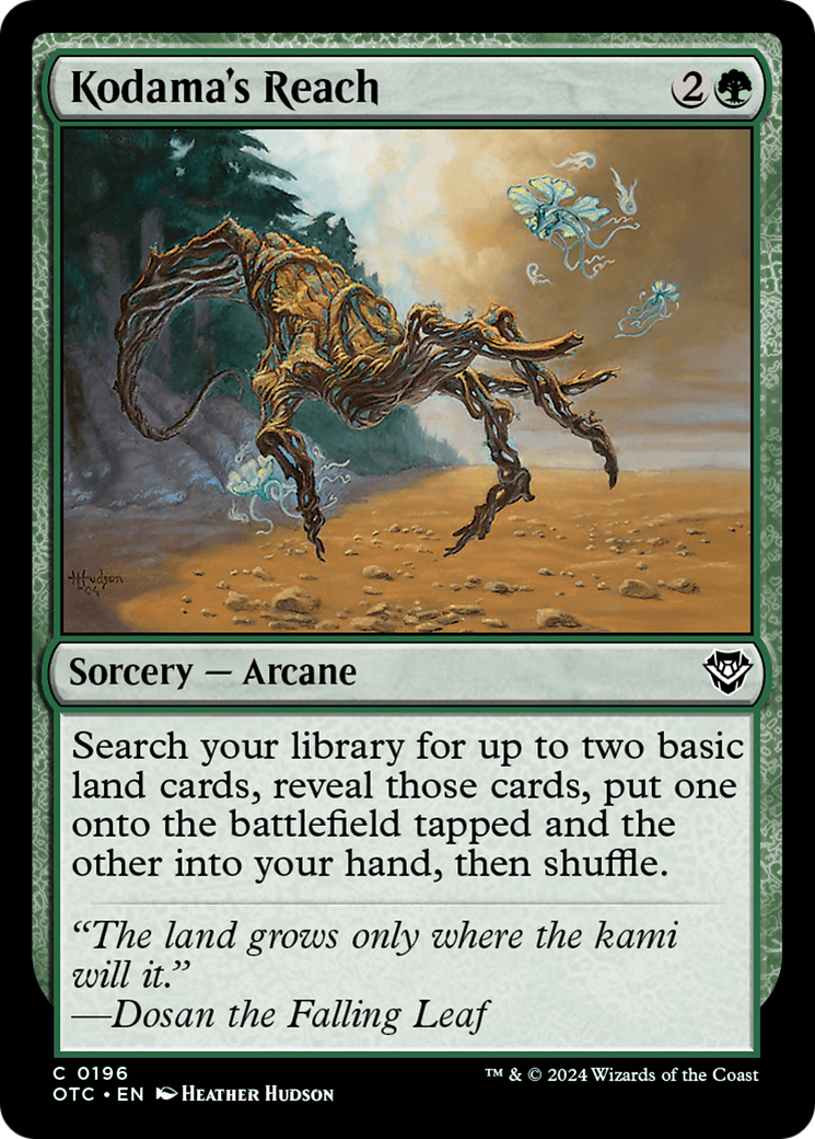 Kodama's Reach (OTC-196)  - Outlaws of Thunder Junction Commander