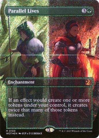 Parallel Lives (Anime Borderless) (Confetti Foil) (WOT-103)  Foil - Wilds of Eldraine: Enchanting Tales