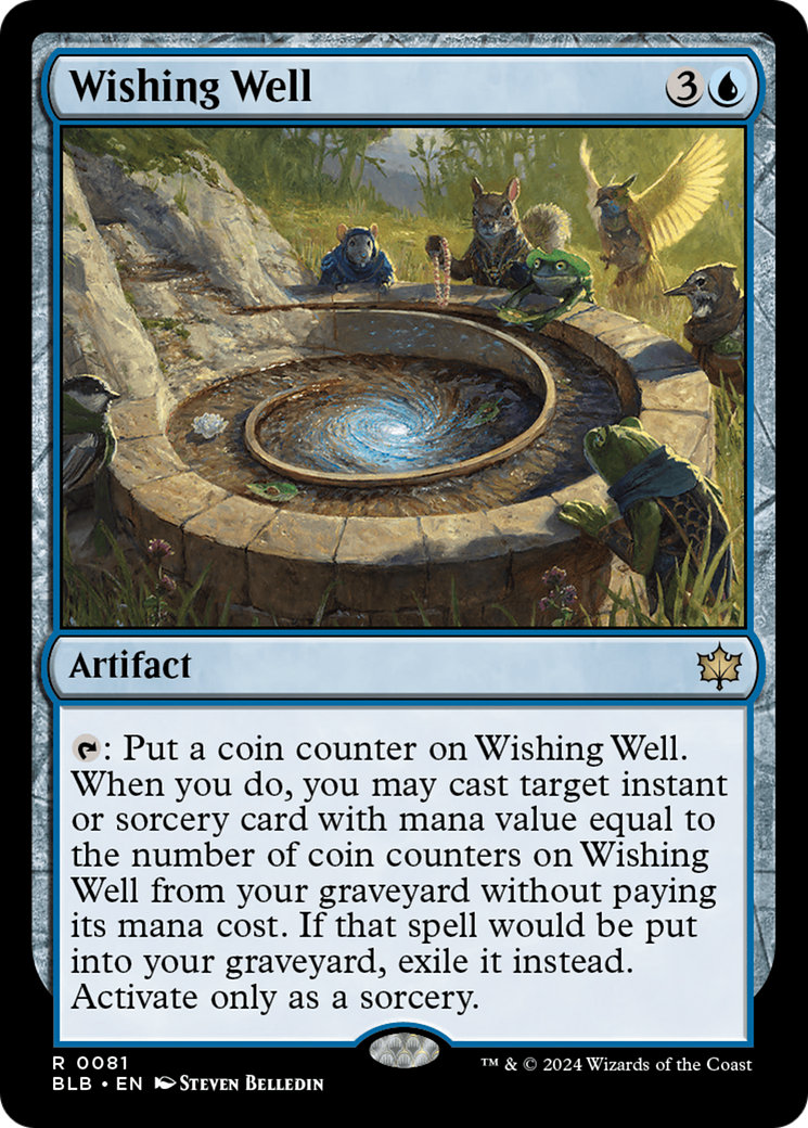 Wishing Well (BLB-081)  Foil - Bloomburrow