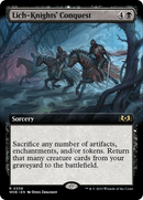 Lich-Knights' Conquest (Extended Art) (WOE-338)  Foil - Wilds of Eldraine: (Extended Art)