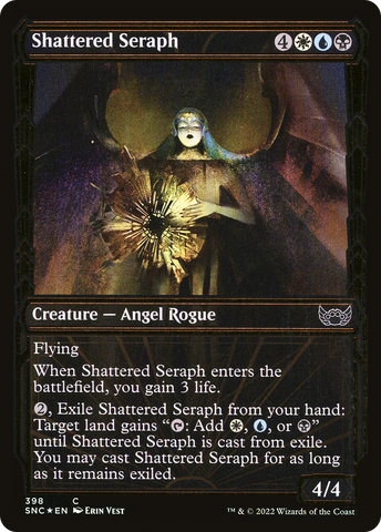 Shattered Seraph (Gilded Foil) (SNC-398)  Foil - Streets of New Capenna: (Showcase)