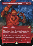 Siege-Gang Commander (Borderless) (DMR-436)  - Dominaria Remastered