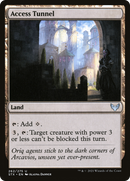Access Tunnel (STX-262)  Foil - Strixhaven: School of Mages