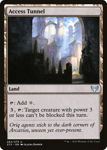 Access Tunnel (STX-262)  - Strixhaven: School of Mages