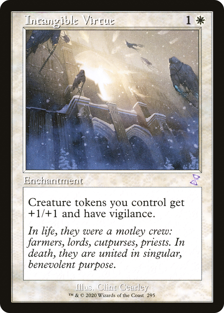 Intangible Virtue (TSR-295)  Foil - Time Spiral Remastered