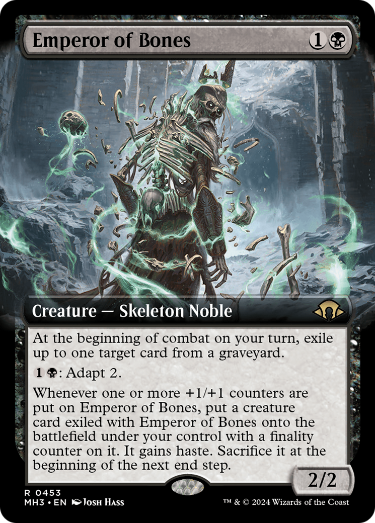 Emperor of Bones (Extended Art) (MH3-453)  Foil - Modern Horizons 3: (Extended Art)
