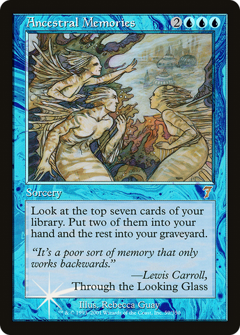 Ancestral Memories (7ED-59★) - Seventh Edition Foil