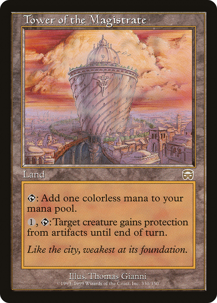 Tower of the Magistrate (MMQ-330)  - Mercadian Masques
