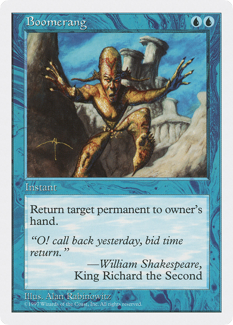 Boomerang (5ED-075)  - Fifth Edition