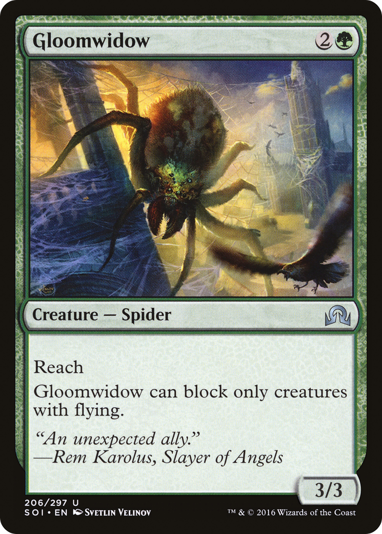 Gloomwidow (SOI-206)  - Shadows over Innistrad