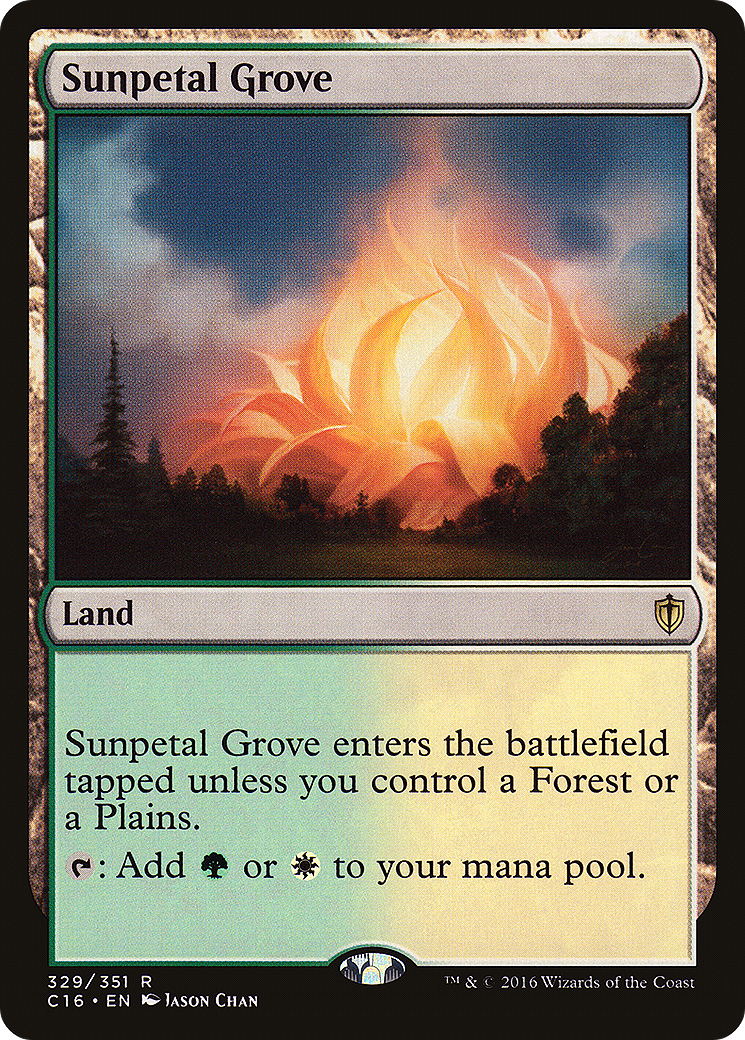 Sunpetal Grove (C16-329)  - Commander 2016