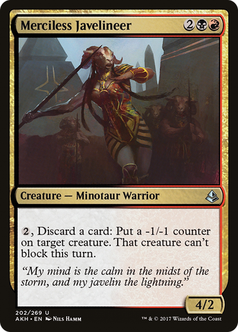 Merciless Javelineer (AKH-202)  Foil - Amonkhet