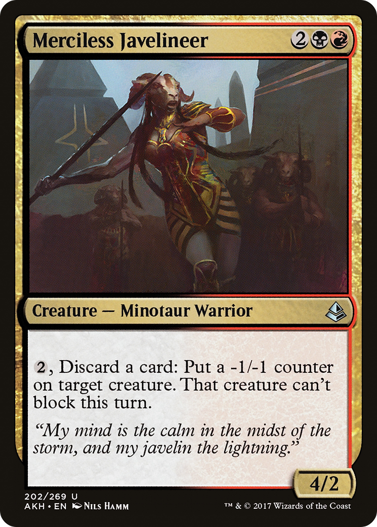 Merciless Javelineer (AKH-202)  - Amonkhet
