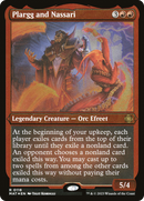 Plargg and Nassari (MAT-118)  Etched Foil - March of the Machine: The Aftermath