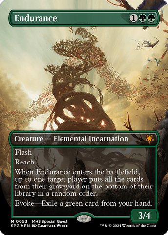 Endurance (Borderless) (Textured Foil) (SPG-053)  Foil - Special Guests