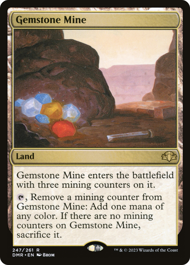 Gemstone Mine (DMR-247)  - Dominaria Remastered