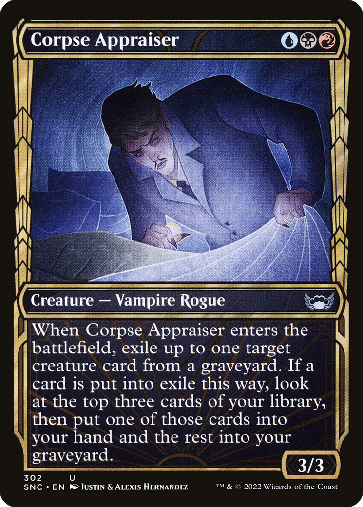 Corpse Appraiser (Showcase) (SNC-302) - Streets of New Capenna: (Showcase) Foil