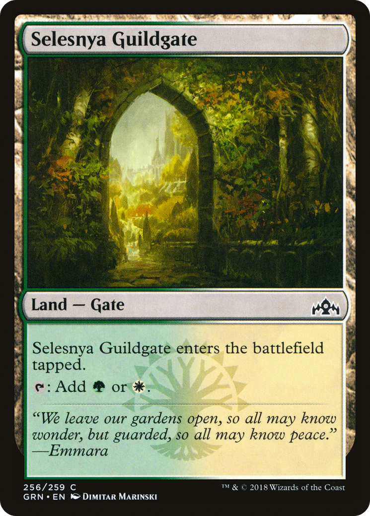 Selesnya Guildgate (256) (GRN-256)  - Guilds of Ravnica