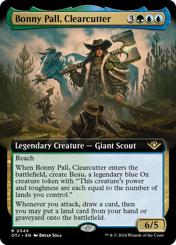 Bonny Pall, Clearcutter (Extended Art) (OTJ-349)  Foil - Outlaws of Thunder Junction: (Extended Art)
