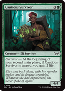 Cautious Survivor (DSK-172)  Foil - Duskmourn: House of Horror