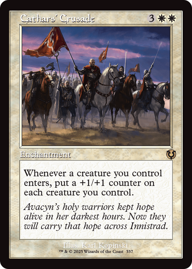 Cathars' Crusade (Retro Frame) (INR-337)  - Innistrad Remastered