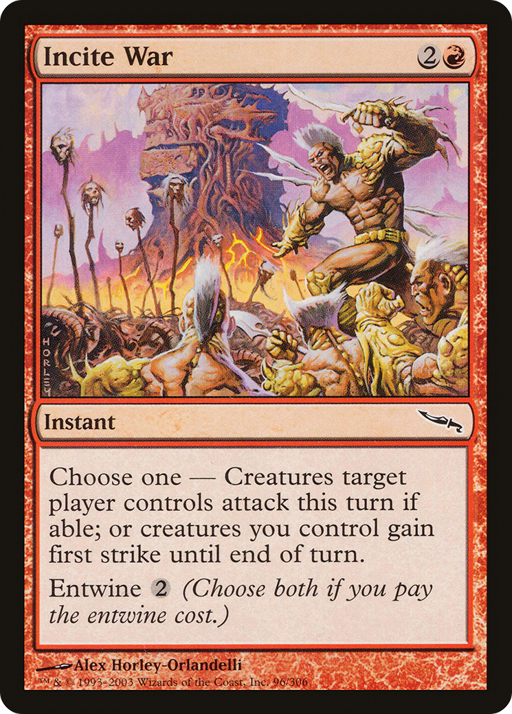 Incite War (MRD-096)  - Mirrodin