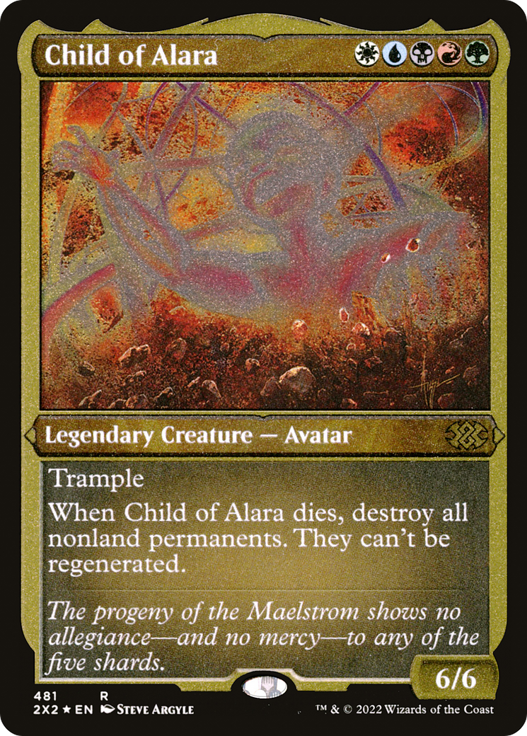 Child of Alara (Foil Etched) (2X2-481)  Foil - Double Masters 2022