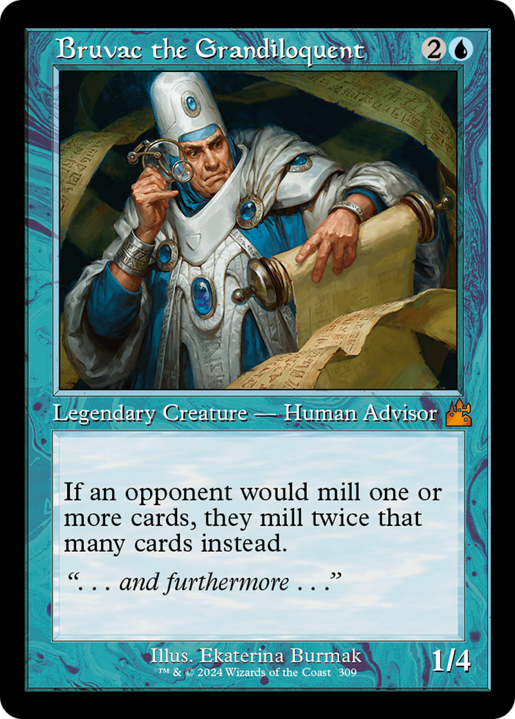 Bruvac the Grandiloquent (Retro Frame) (RVR-309)  - Ravnica Remastered