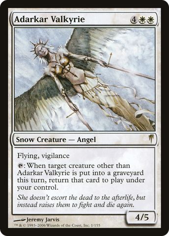 Adarkar Valkyrie (CSP-001)  - Coldsnap