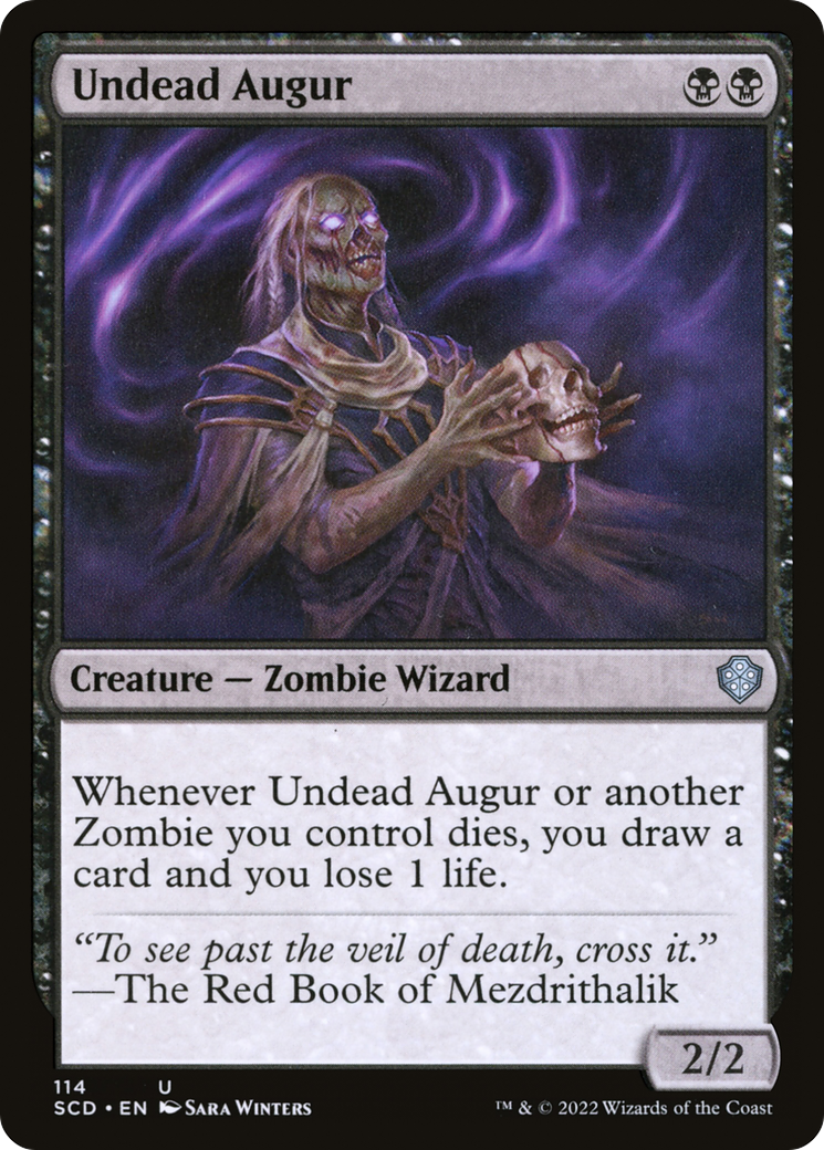 Undead Augur (SCD-114)  - Starter Commander Decks
