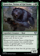 Goreclaw, Terror of Qal Sisma (CMM-293)  - Commander Masters