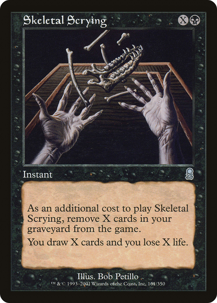 Skeletal Scrying (ODY-161)  Foil - Odyssey