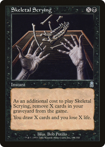Skeletal Scrying (ODY-161)  Foil - Odyssey
