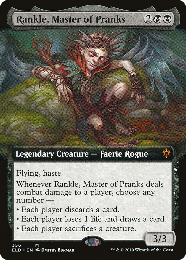 Rankle, Master of Pranks (Extended Art) (ELD-356) - Throne of Eldraine: (Extended Art) Foil
