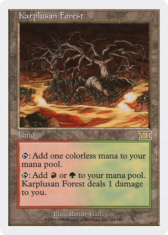 Karplusan Forest (6ED-326)  - Classic Sixth Edition